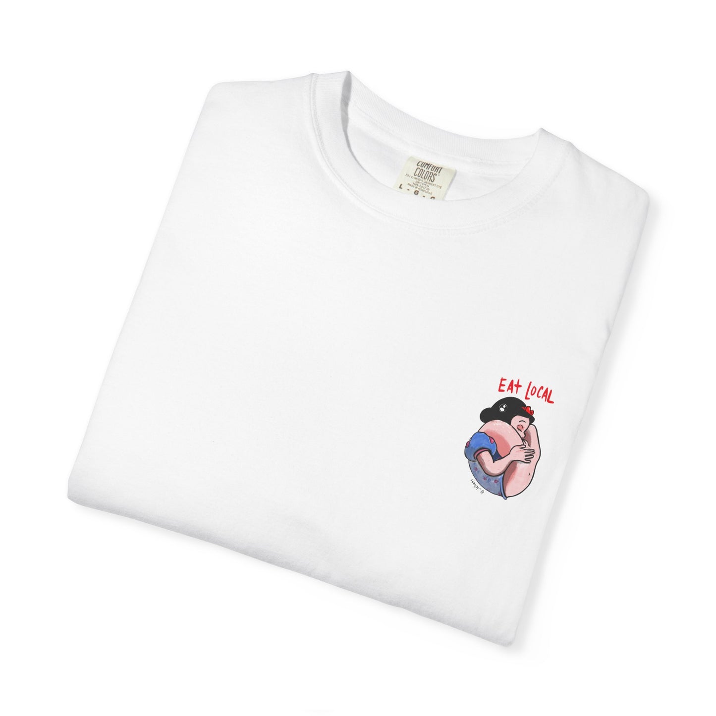 EAT LOCAL - T-shirt 100% cotton